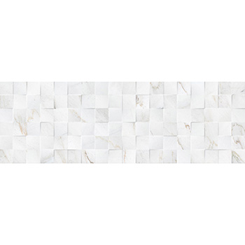 Zidne pločice Marmo Mos.3d Bianco 25 x 75